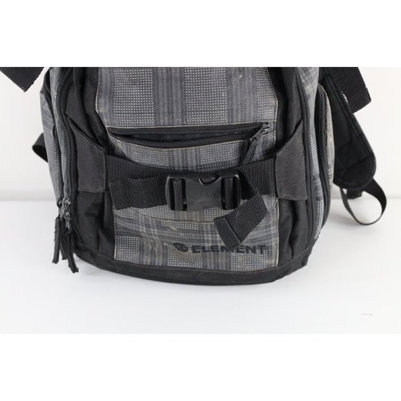 Vintage Element Skateboards Distressed Spell Out Big Logo Backpack Book Bag - Picture 3 of 16
